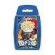 FUTBOL MUNDIAL-TOP 200-SET TRADING CARDS AZUL