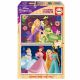 PUZZLE MADERA 2x50 DISNEY PRINCESS