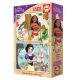 PUZZLE 2x50 DISNEY PRINCESS (VAIANA + SNOW WHITE)