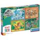 Puzzle 4 en 1 -  Jurassic World 12-16-20-24 pcs