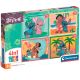 Pack De 4 Puzzles Progresivos De Stitch