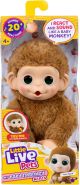 LITTLE LIVE PETS MY BABY MONKEY MINI PEPI PEACH