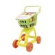 CARRITO SUPERMERCADO CON ALIMENTOS AMARILLO