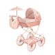 COCHE MUÑECA PLEGABLE C/SOMBRILLA TULIPE