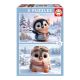 PUZZLE 2X20  PINGUINOS ADORABLES