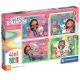 Pack De 4 Puzzles De La Casa De Muñecas De Gabby´S